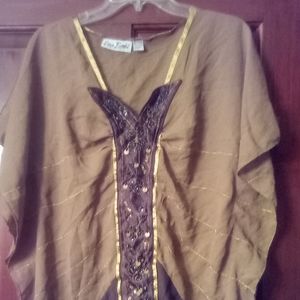 Dana James Vintage Designer Top size L